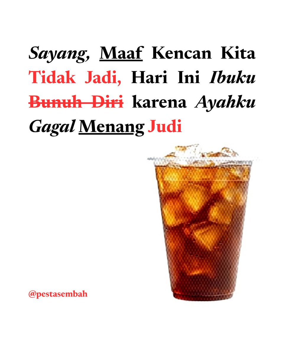 pestasembah's tweet photo. sayang, maaf kencan kita tidak jadi─hari ini ibuku bunuh diri karena ayahku gagal menang judi. 

https://t.co/237TnRYx4s https://t.co/rXLKOiG4f6