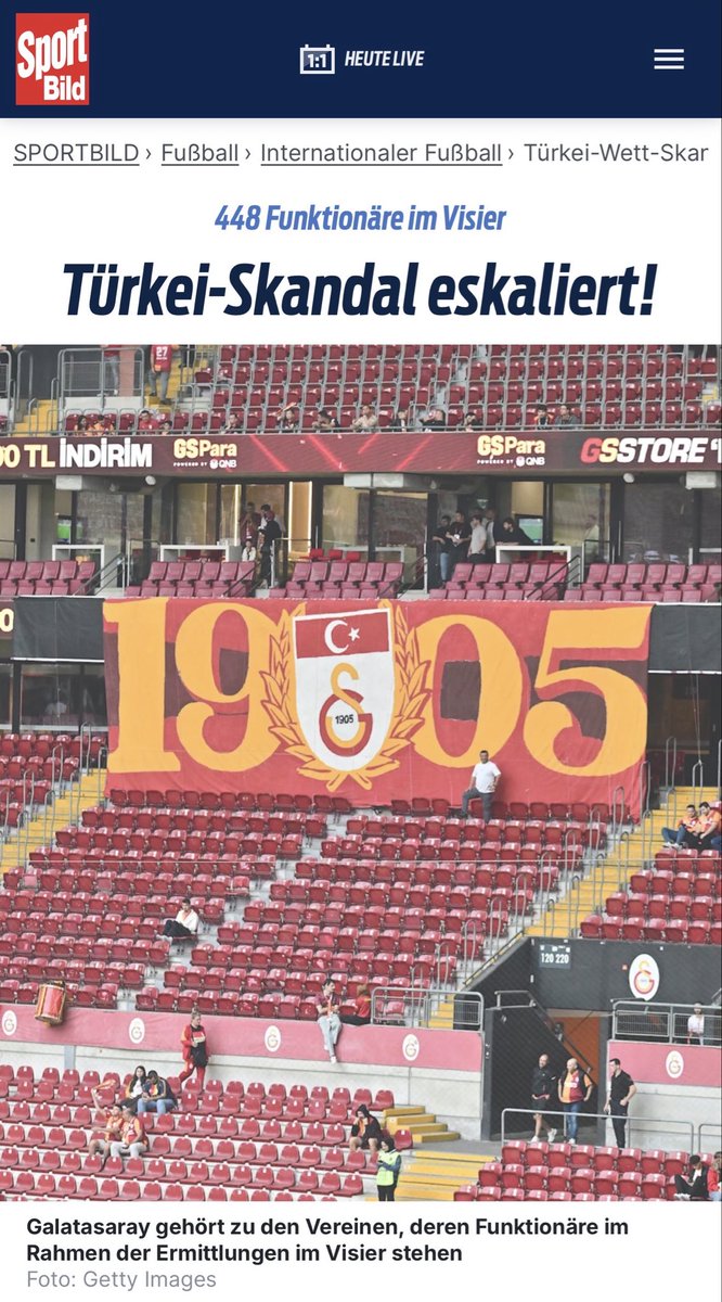 obradovic08's tweet photo. Alman bild gazetesi tff-mhk  Ferhat gündoğdu ve ibrahim hacıosmanoğlu  skandalını yazmış. görselde özellikle galatasaray eklemiş çok ilginç https://t.co/pEqEVEKNLZ