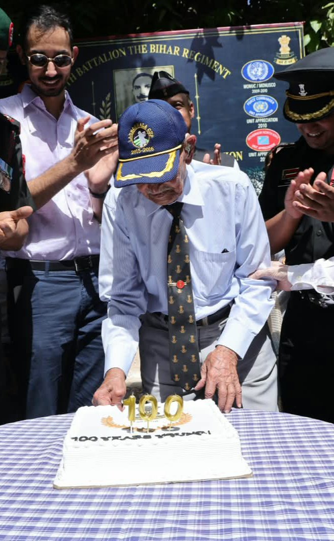 SWComd_IA's tweet photo. A Century of Service. A Legacy of Honour.

Sapta Shakti Command commemorates the 100th birthday of Lt Col Ramjilal Krishnia (Retd), born on 04 October 1926.

Commissioned into 1 BIHAR in 1948, Lt Col Krishnia served with distinction, including his role in raising 5 BIHAR and 8 BIHAR, and commanded 8 BIHAR from 1965 to 1969.

Post-retirement, he continued his service to society through philanthropy, supporting education and the welfare of underprivileged families.

A life dedicated to Service, Honour and Sacrifice, a century that stands as a testament to the enduring spirit of the Indian Army and the values of camaraderie, courage and selfless service.

#IndianArmy
#100thBirthday

@adgpi
@HQ_IDS_India
@SpokespersonMoD
@PRODefRjsthn
