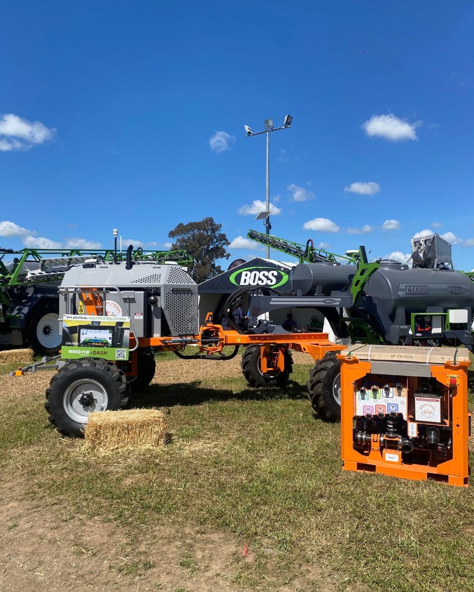SwarmFarm's tweet photo. We're still buzzing after a fantastic @Hentyfielddays 2026!

It's always a great few days down in Henty alongside our SwarmConnect partners @Croplands, @WEEDITAustralia, Caiman and @bossagriculture. This year, AutoFill™* made it even better by taking out Henty Machine of the Year 2026.

AutoFill takes the most repetitive part of spraying off your team's plate by automating the measuring, batching, mixing and filling of chemical. That means less handling, less downtime between loads and a spray program that keeps moving.

Designed to work across a range of setups, AutoFill can be used with both SwarmBots, self-propelled and trailing sprayers, bringing greater automation to all kinds of spraying operations.

Thanks to the Henty committee for another great few days!

#SwarmFarm #AutoFill #HentyFieldDays #MachineOfTheYear #AustralianMade #AgTech #AutonomousFarming

*SwarmFarm utilises cutting-edge technology developed with GRDC investment to benefit Australian grain growers.
