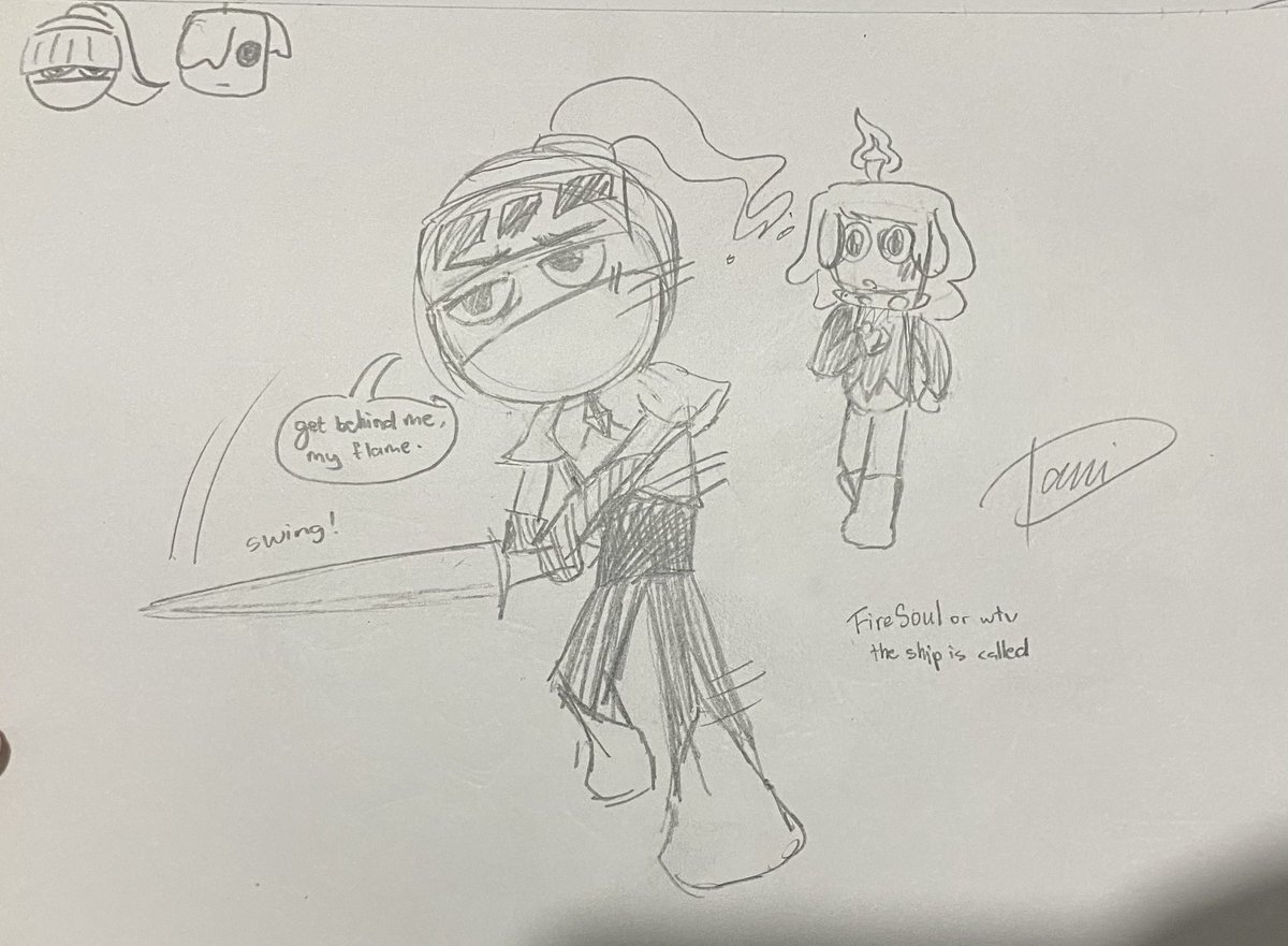 jddaniiz's tweet photo. they’re cute ig #dandysworld #dwtwt #flameknight #firesoul <= kept this bc its cute https://t.co/6OemfoCRn3