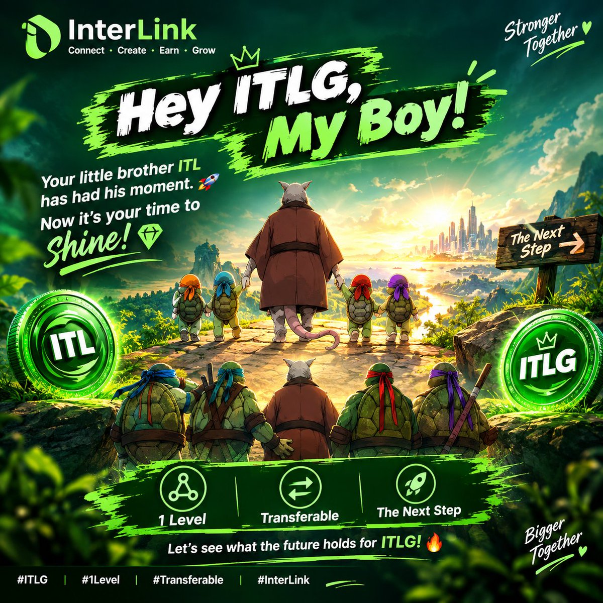 Mrbipu2560383's tweet photo. ๐ฅ **Hey ITLG, My Boy!**
Your little brother **ITL** has had his moment. ๐
Now itโs **your time to shine!** ๐๐
๐ **1 Level โข Transferable โข The Next Step**
Letโs see what the future holds for **ITLG!** ๐ฅ
#ITLG #1Level #Transferable #InterLink https://t.co/ORKfp42llU