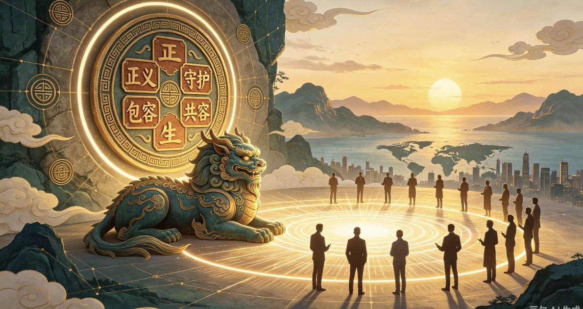 uuncjn's tweet photo. 我们传承狴犴守正不阿、坦荡磊落的初心：
不喧嚣、不浮躁、不盲从，坚守真诚交流、平等共生的社群准则。如同神兽狴犴镇一方正气、护一方安宁，我们在全球化交流中坚守本心、尊重差异、包容多元，让每一位跨国度的伙伴，都能感受到纯粹、温暖、公正的社群氛围。我们传承狴犴守正不阿、坦荡磊落的初心！ https://t.co/TF67u7bUIP