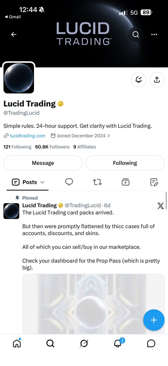 AshFx6j's tweet photo. @robertfutures @TradingLucid I’m funded with 2 x 50k accounts https://t.co/W6LXm0pomo