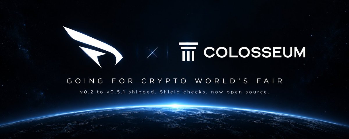 kestrelbrowser's tweet photo. Kestrel Browser is going for the @colosseum Crypto World's Fair, the Solana hackathon. 🦅

We're preparing our submission now: v0.2 to v0.5.1 shipped inside the window, the wallet on the sites you trade on, and Shield's checks, now open source.

Wish us luck. https://t.co/ZpFRHdlz33