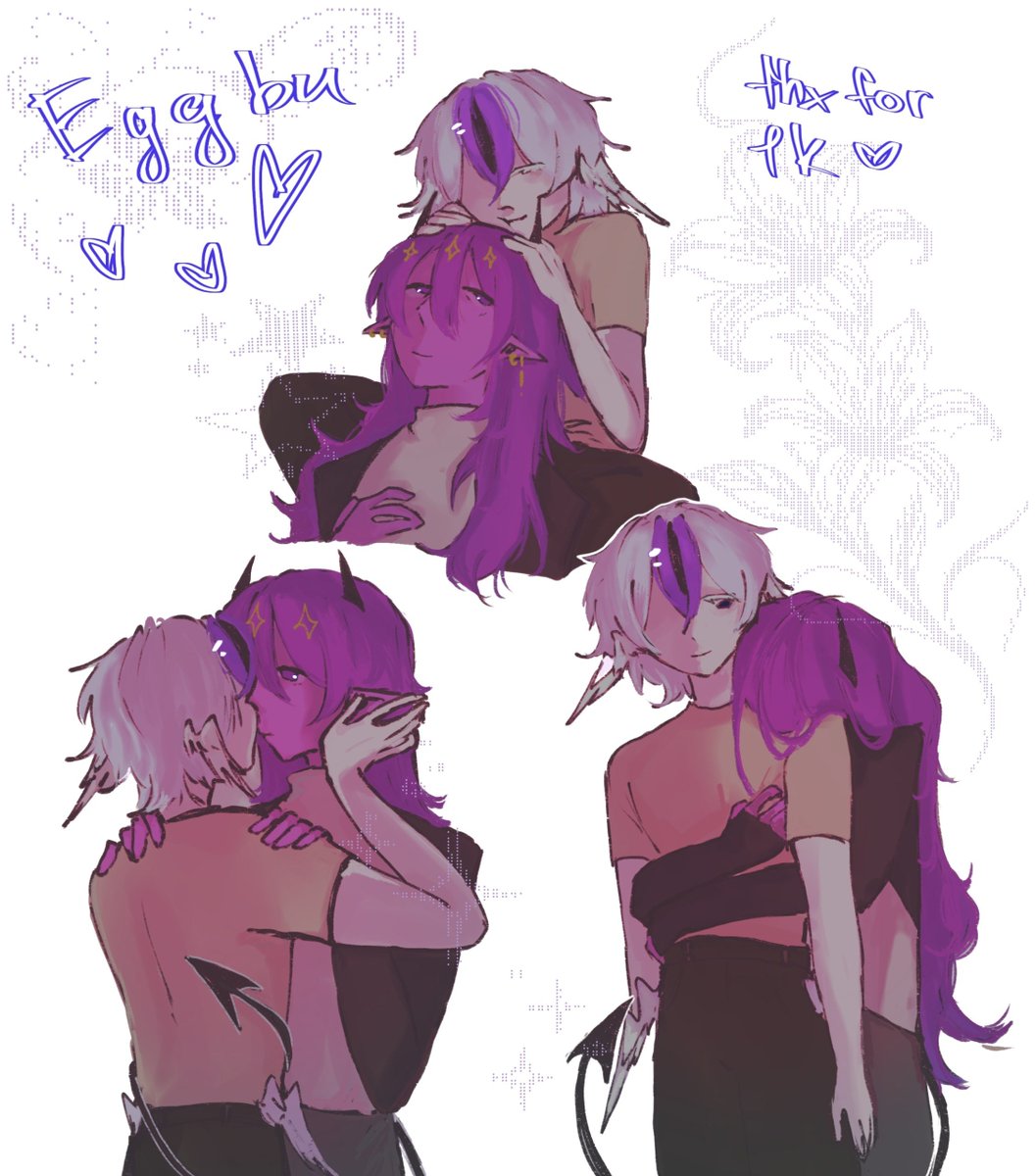 eggbum3ow's tweet photo. I bunch of 🥚😈 arts!!  
thx for 1k followers💜💜💜 im trying my best for you

#bbtwt #eggbu https://t.co/aT09xAQ5BJ