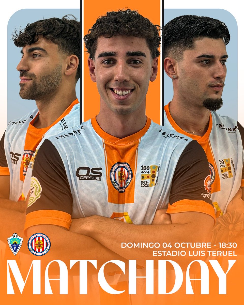 UDCTOFICIAL's tweet photo. ๐๐ข๐ฌ ๐๐จ๐๐๐ ๐๐ ๐จ๐๐๐ง ๐งก๐ฉต
๐๏ธ Estadio Municipal Luis Teruel
โฐ 18:30 H
๐ @ATMPsenior
๐บ https://t.co/JZAj8C2U2q
#AlRitmoDelTorredonjimeno #VamosUDCT #UDCT https://t.co/MM5Fy9EzW9