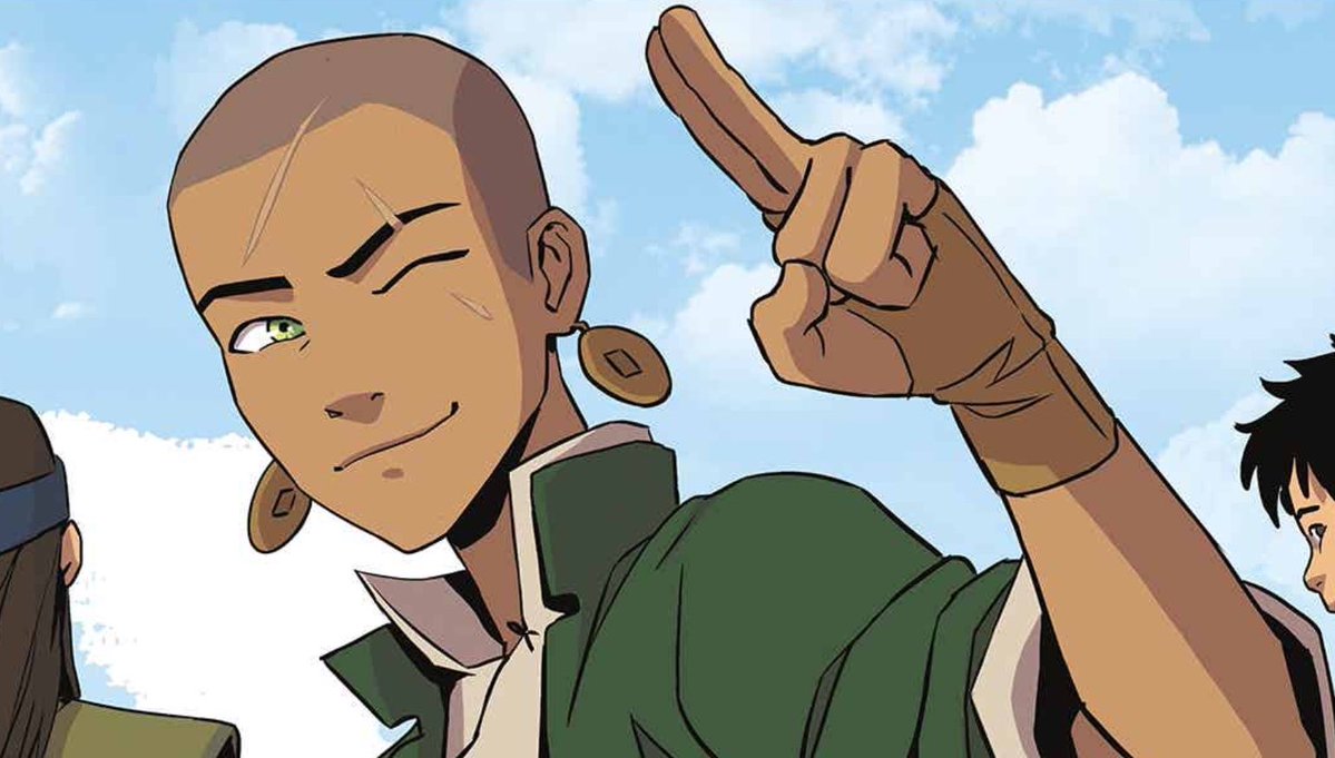 katara_loopies's tweet photo. Yes Sokka, you infact have the coolest most badass sister in the world 😌 https://t.co/8d4ukIu1wD