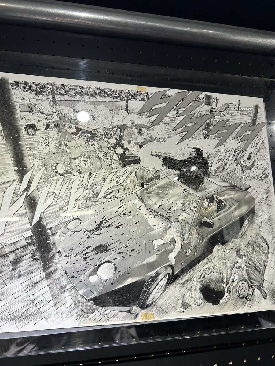 tako_renjar's tweet photo. 新井英樹先生の原画展に行ってきました！
僕は新井英樹先生が描く、主人公が孤高の存在になっていくその過程がすごく好きで、主人公だけじゃなくまわりのキャラの反応も含めた「生身の人間」を見せつけられることが一つの醍醐味だと思ってます

大迫力の原画が見れて最高でした！ https://t.co/VWSiGHxrGZ