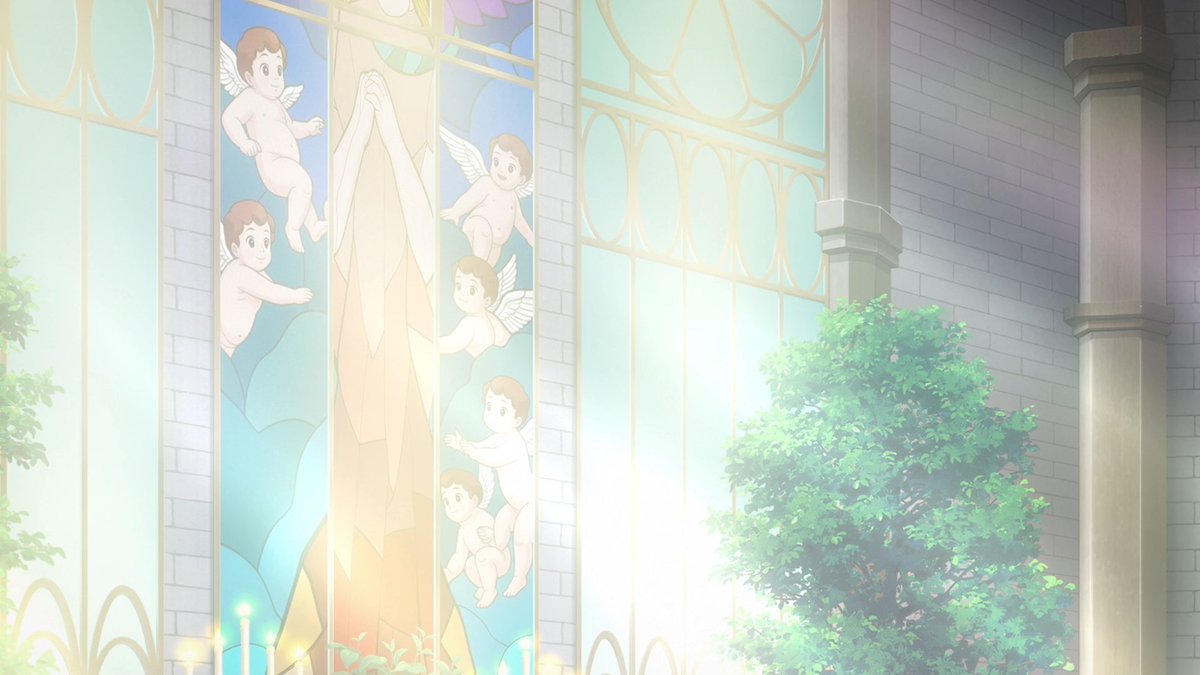 ukloim's tweet photo. Screencap 1 - AI generated picture in the background of Felix Film's "Tensei shita Dai Seijo wa, Seijo de Aru Koto wo Hita Kakusu".

Screencaps 2 and 3 - AI generated BG elements in SynergySP's "Kashita Maryoku wa Revo Barai de Kyousei Choushuu".

There might be more. https://t.co/JKalFwZV8L