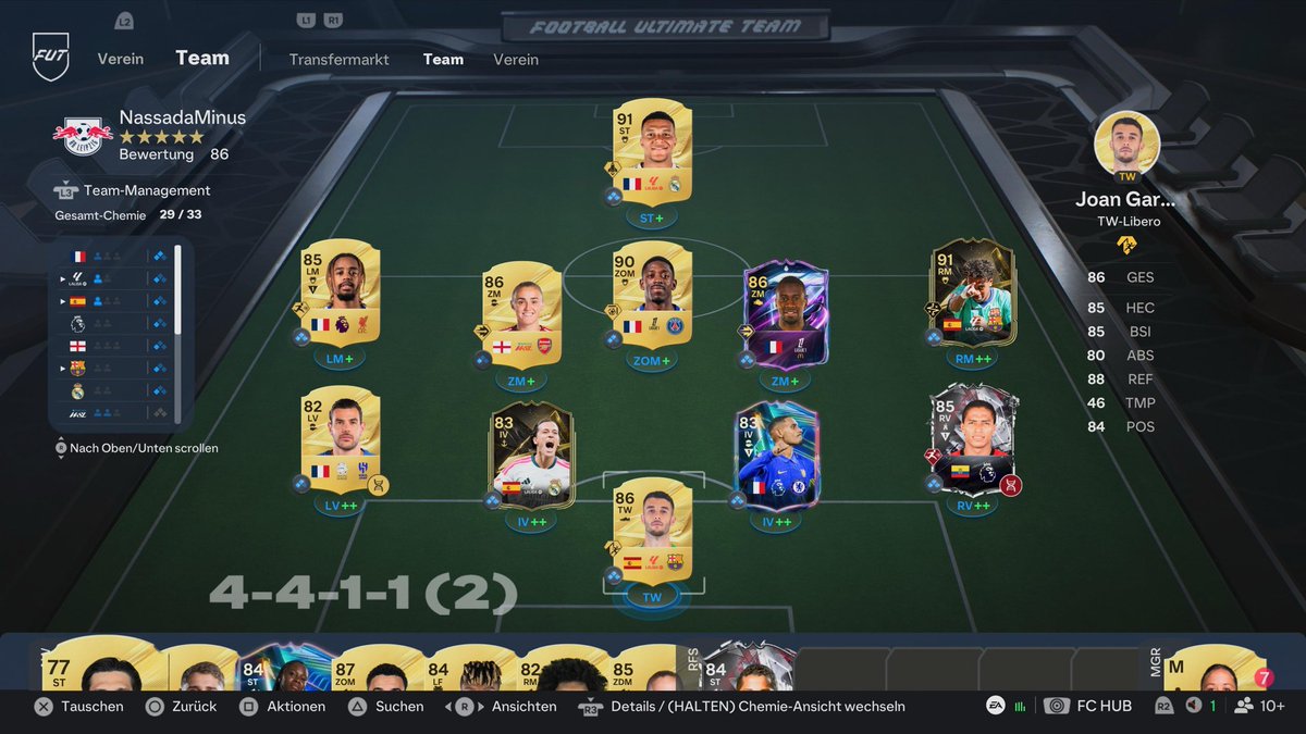 FutPoliceLeaks's tweet photo. 🚨 FC27 - MOST USED CARDS BY PRO PLAYERS 📌

❌Pina 🇪🇸 is not that popular this year 👀

✅GK - Joan Garcia, Emi Martinez
✅RB - Valencia, Llorente, Frimpong
✅CB - Lacroix, Carreras TOTW
✅LB - Theo, Balde
✅CDM/CM - Matuidi, Stanway, Valverde, Karchaoui, Pedri 
✅CAM - Zico, Putellas, Bonmati
✅RM/RW - Dembele, Yamal, Hansen
✅LM/LW - Barcola, Salma, Vinicius
✅ST - Mbappe, Dumornay, Eusebio

🏟️ Formations: 4411, 4213, 4312

⛔️Restrictions: 0 x 92+/3 x 88-91/1 x hero/1 x icon

Thoughts? 👀