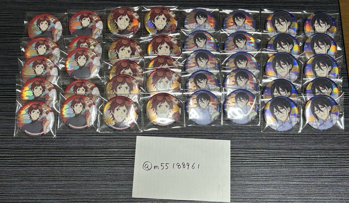 m55188961's tweet photo. 【交換】アイドルマスターSideM ネオチャイナ 缶バッジ
譲 秀 鋭心 百々人 輝 薫
求 翼

数が多い場合、ゆうパックなどを使わせて頂きますので発送が土日のみとなります。場合によってはお時間頂く可能性がございます。ご了承ください。 https://t.co/086X3IOBx1