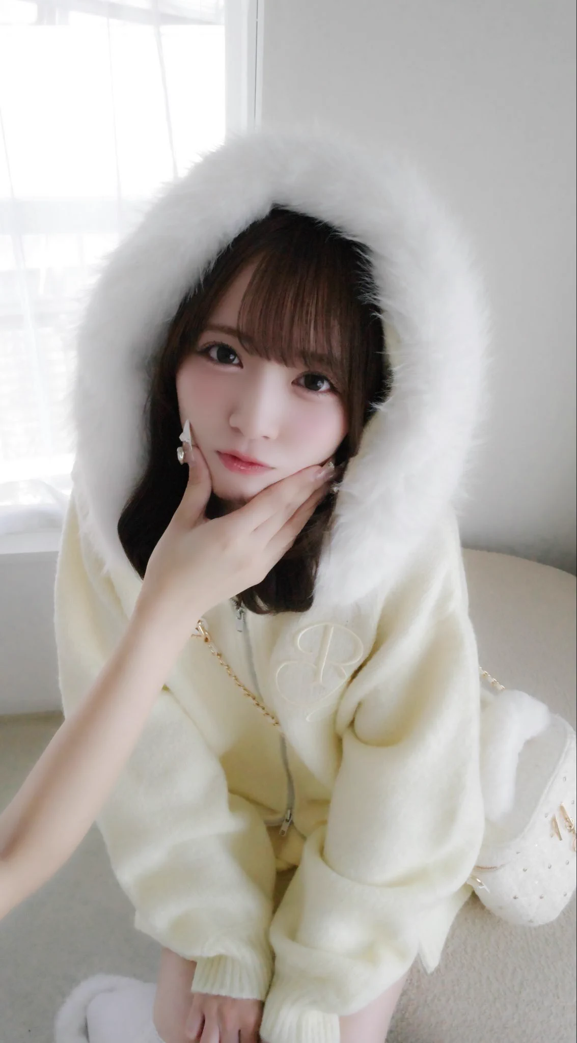 NICE CLAUP ゆるたぽマシュマロフェイクファーパーカー arisa on X 