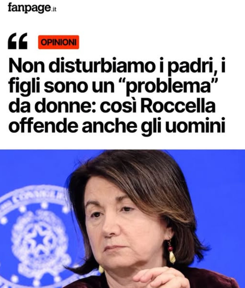 IMattanza's tweet photo. Bentornati nel medioevo del governo Meloni! Dove la donna è il focolare della casa e l’uomo si spezza la schiena per portare avanti la famiglia!
Che schifo! https://t.co/Da3tdSb70D