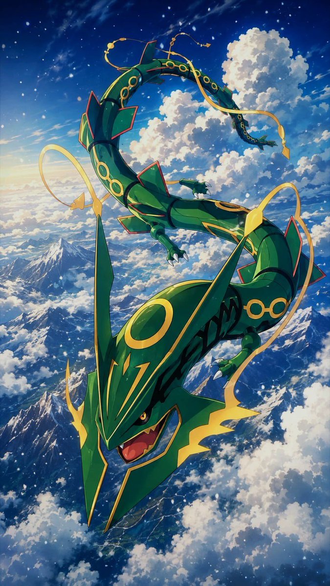DJames947740's tweet photo. Rayquaza https://t.co/hrObDHqDzH
