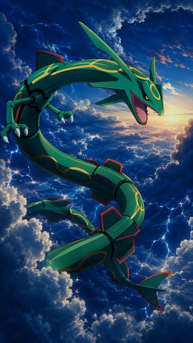 DJames947740's tweet photo. Rayquaza https://t.co/hrObDHqDzH