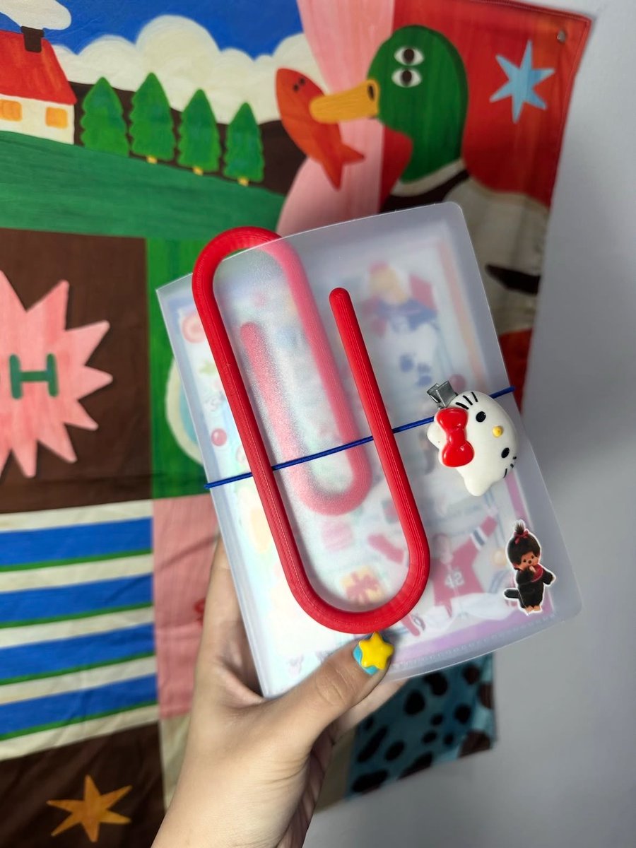 ichfuyu's tweet photo. PAPERCLIP SE JUMBO INI BUAT YANG SUKA DECO JOURNALING LUCU BGT🫠

warana biru, kuning, merah 🤩📎 https://t.co/GCmlp1W6jJ