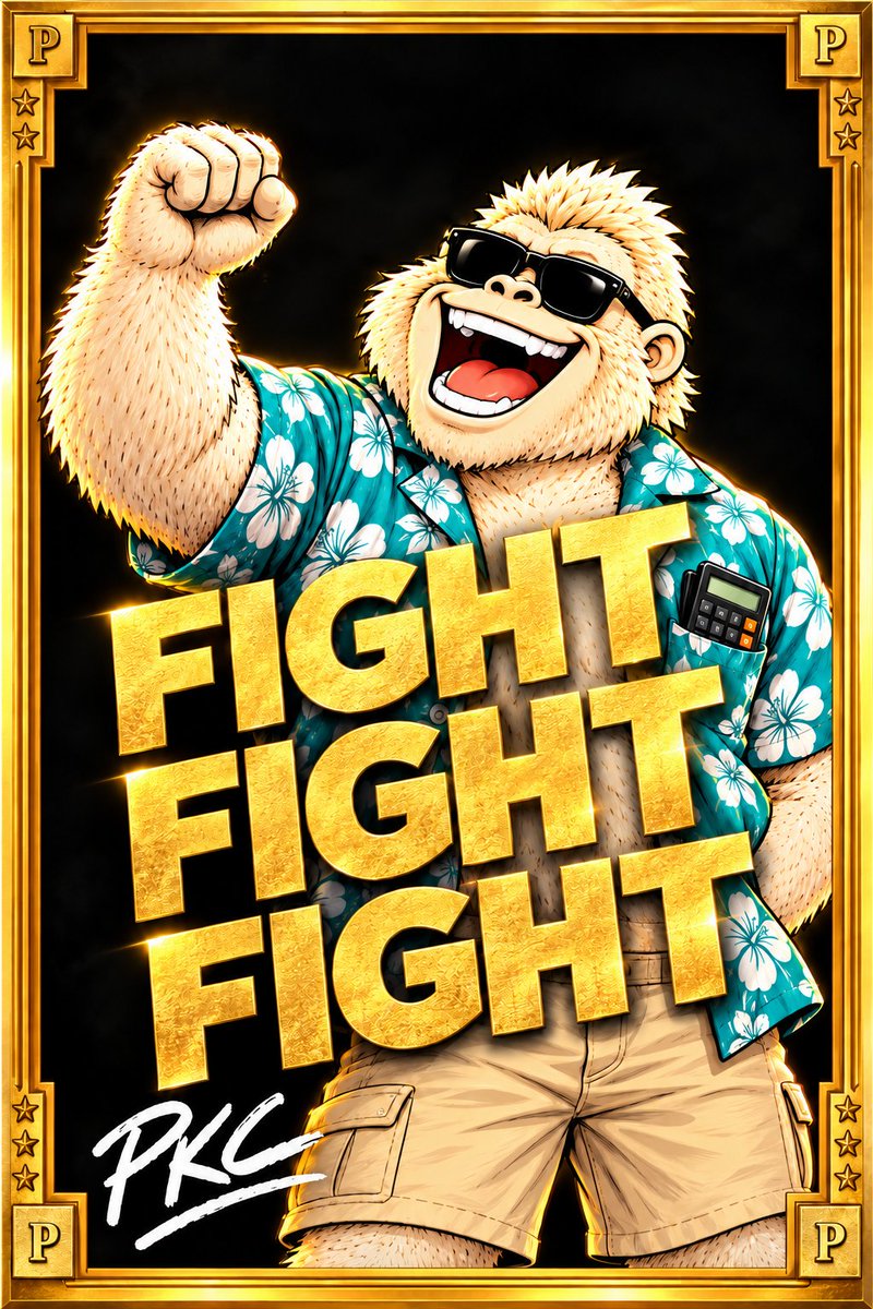 PKC_100's tweet photo. Calculator: for splitting the bill.
Sunglasses: for pretending I didn’t see it.

FIGHT! FIGHT! FIGHT!

I’m here to make history.
Preferably somewhere with room service. 😎🌴

#pkc #punkykongzclub #punkvism #Solana #Meme #Memecoin #Memes https://t.co/afpepqlLLi