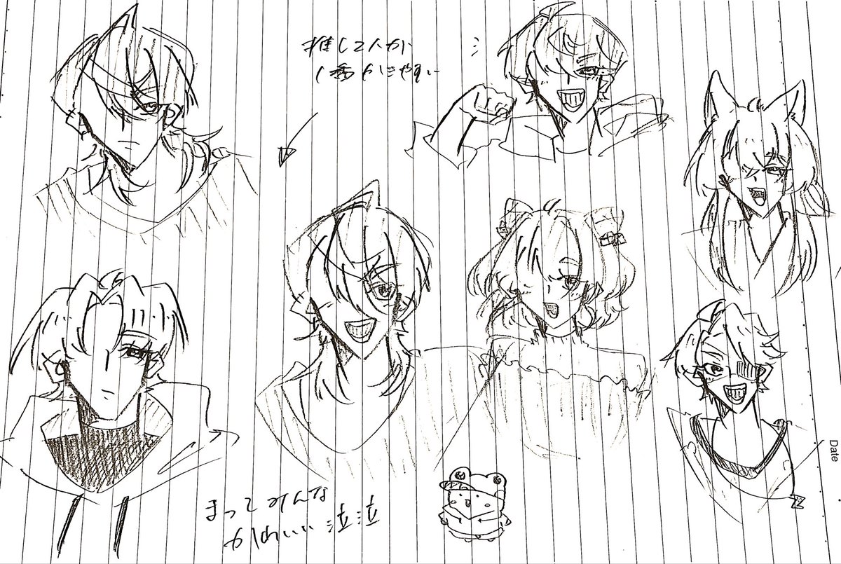 minimimi_415's tweet photo. 久しぶりに描き殴ったらみんな可愛かった https://t.co/YdTT48dgaZ