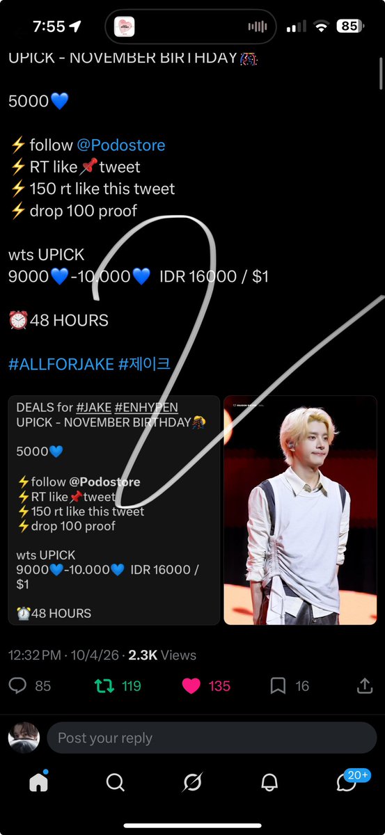 EnTwo02z's tweet photo. @Lovingjaeyunie @15ARCHIVEz @Podostore For #JAKE https://t.co/rWKYjqnIwd