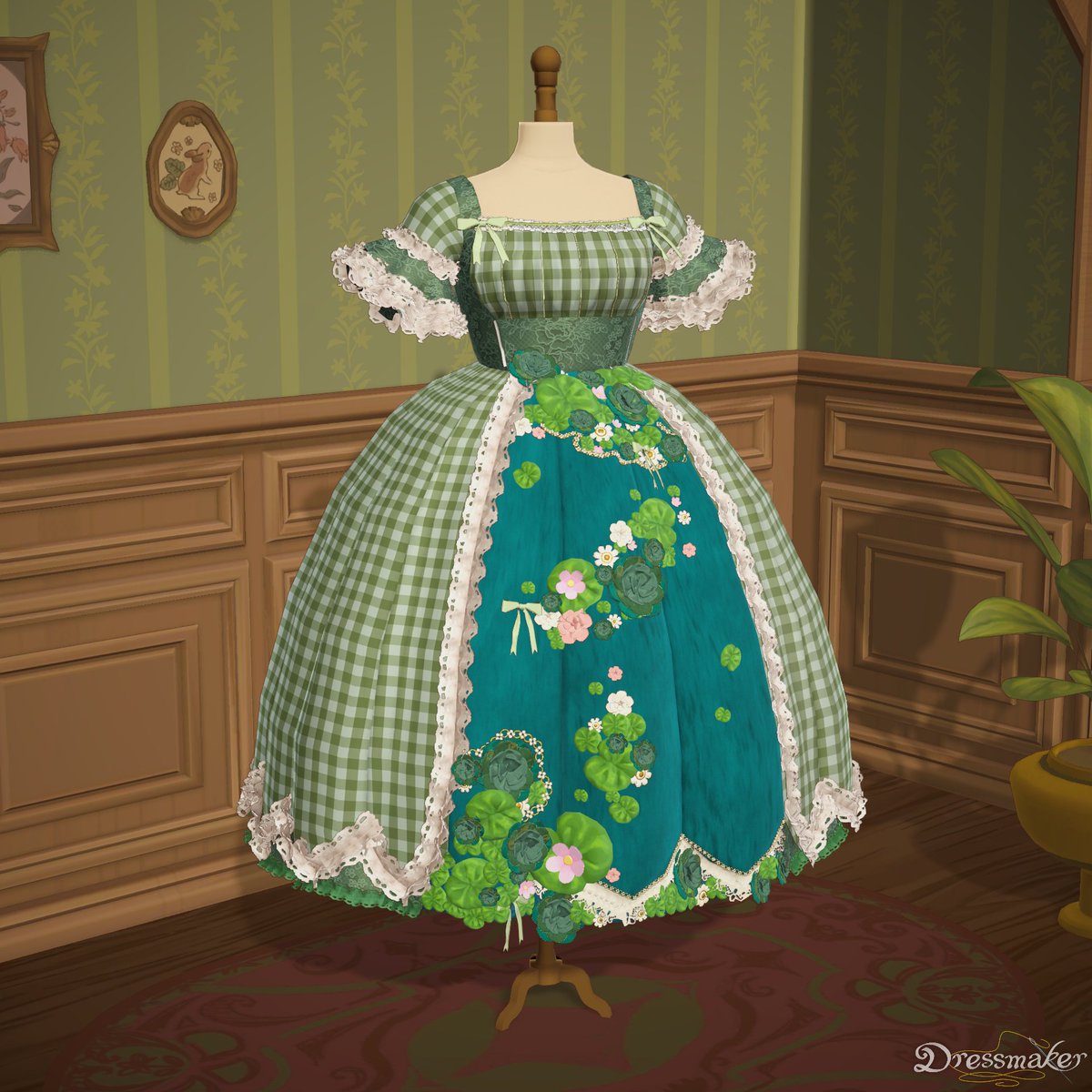 NoctilucaVT's tweet photo. Debated whether I should've drawn a frog or not. #dressmaker https://t.co/Hq4udSGwW1