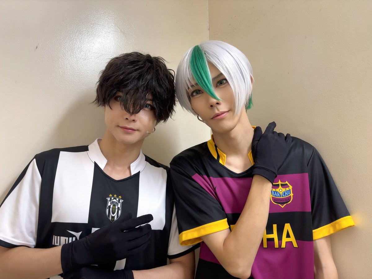 KENT_1106_'s tweet photo. 舞台『#ブルーロック』5th STAGE
―新英雄大戦開幕―4日目

ご来場いただいた皆様
ありがとうございました⚽️

二子と♪

#ブルステ
#乙夜影汰 
#二子一揮 https://t.co/c7au9d8DKQ