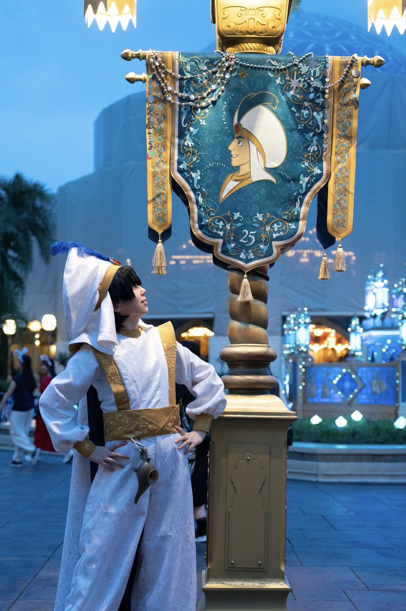Kaname_d_1's tweet photo. ⚠️仮装⚠️
※仮装可能期間中のものです、

✨🕌🧞‍♂️•*¨* Aladdin •.¸¸♬︎✨

#Dハロ仮装 
#Dハロ仮装2026 https://t.co/omesSVDC8N