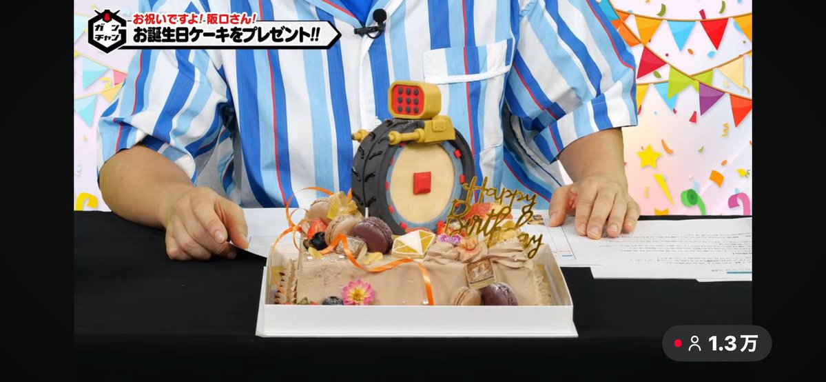 hageaki_'s tweet photo. 阪口さんのお誕生日祝いでタイヤのケーキwww https://t.co/QABu2CtXJv