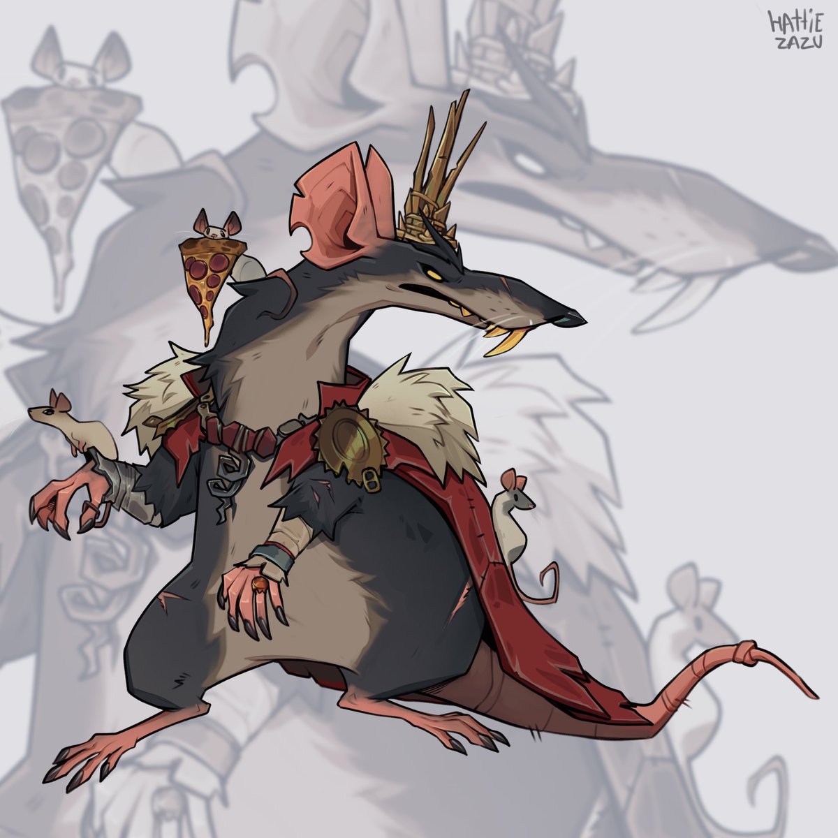hattieZAZU's tweet photo. Rat king 👑 
from Deadlock https://t.co/6TIAFcMT27