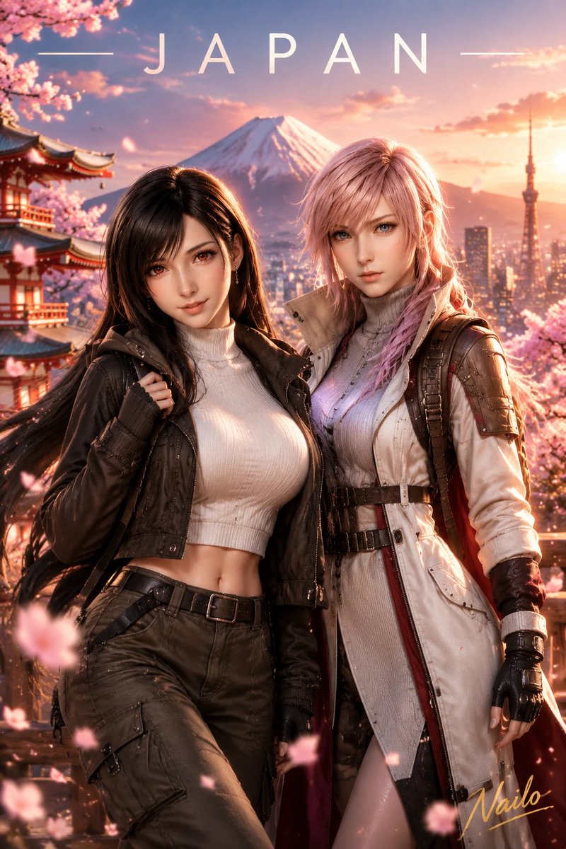 Nailo_90's tweet photo. #TifaLockhart #LightningFarron #FinalFantasy #FF7 #FF13  #GamingArt #Japan 
Please refrain from making any political or racist comments; regardless of political views, we are all human beings first, and that is all that matters 🙂🙏♥️ https://t.co/ViiZrlqDrY