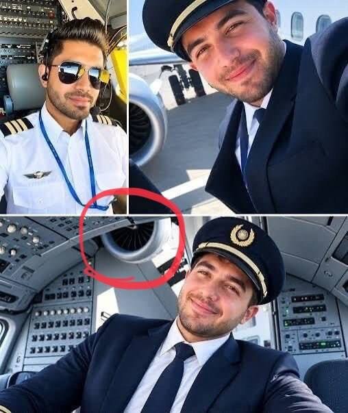 Sheikhkharkhaki's tweet photo. موساد نام کمک خلبان را نیز اعلان کرد: حمام الحمامی!
کمدی تر از این نمیشد سناریو نوشت 😅
نکته جالب تصاویر منتشر شده هم اینه که فن موتور هواپیما از داخل کابین سر درآورده! اصلاً هم AI نیست. https://t.co/h92iJ6njgz