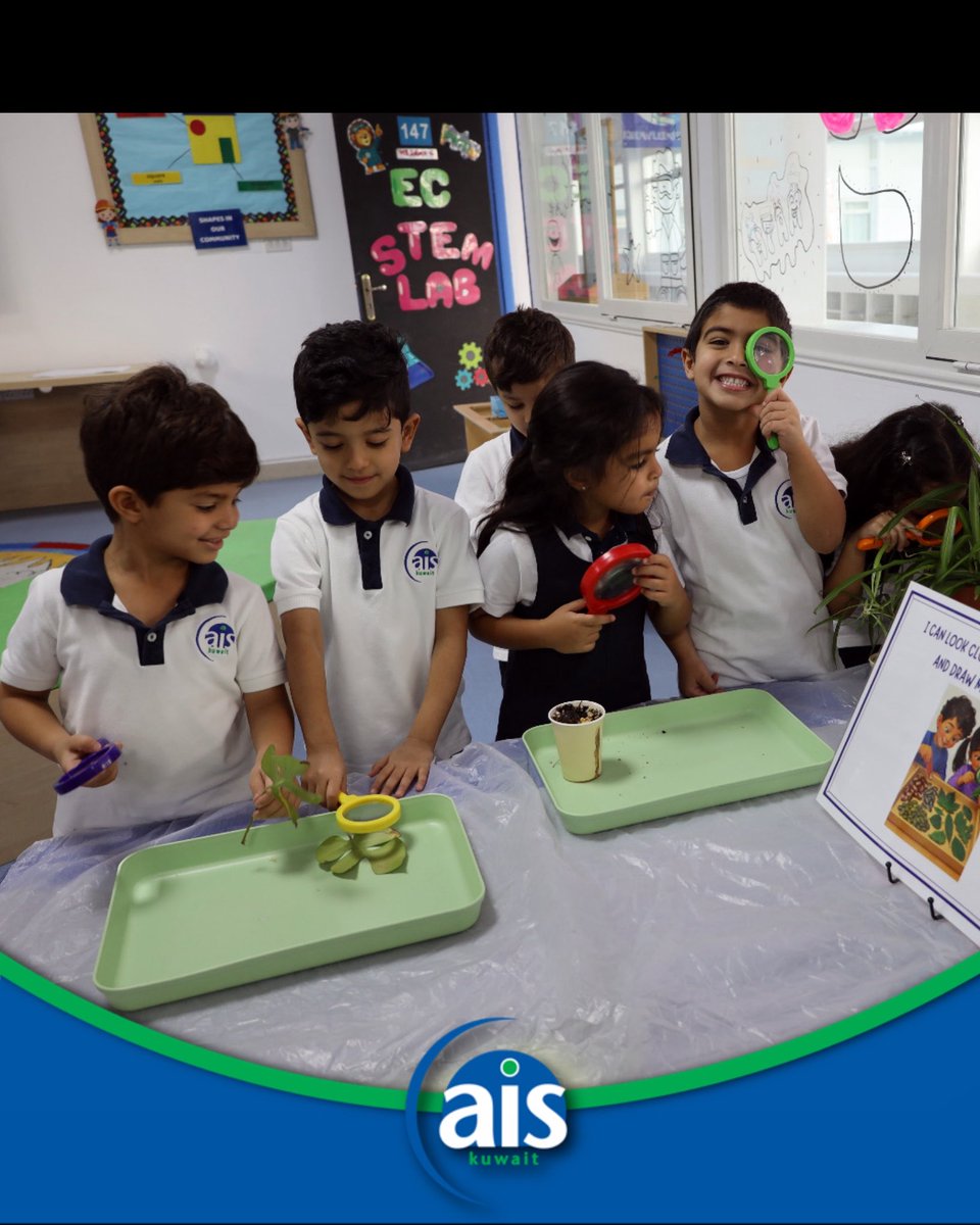 AISQ8's tweet photo. This week our KG2 botanists explored seeds, leaves, flowers, fruits and vegetables, looking closely, noticing details and asking questions. 🌱🔍 
A curious start to their how the world works unit! 🌻

#aisq8 #HandsOnLearning #PlantInquiry #IBPYP #kgstem https://t.co/2O1DyYXG79