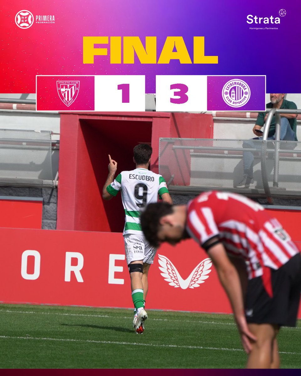 CDExt1924's tweet photo. 𝐅𝐈𝐍𝐀𝐋 𝐃𝐄 𝐏𝐀𝐑𝐓𝐈𝐃𝐎 💙❤️

⚽️ Kike Márquez
⚽️ Diego M.L
⚽️ Rodrigo Escudero

VAMOOOOS 🫂

#AthleticBExtremadura #PrimeraFederación https://t.co/ZUIEf4p7wi