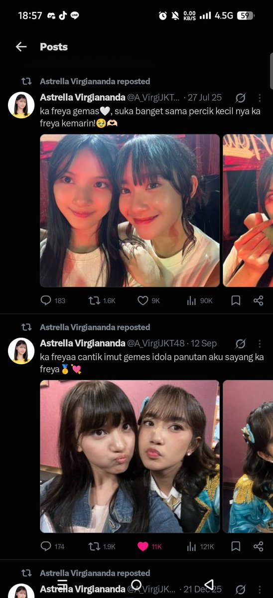 Nadramon's tweet photo. KAMU LAGI MABOK KAK FREYA KAHHHHH @A_VirgiJKT48 😭😭😭😭 tolongin adek satu ini  freee @Freya_JKT48 wkkwwkwk https://t.co/NlW94YupYh
