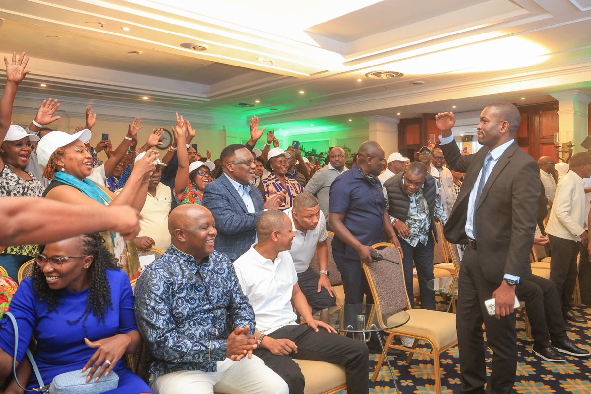 HEBabuOwino's tweet photo. We have joined my brother and our presidential candidate, H.E. Edwin Sifuna, for the launch of his party.

I wish my brother all the best as he begins his journey to take this country back to constitutionalism and the rule of law. https://t.co/WTdGhwo7M6
