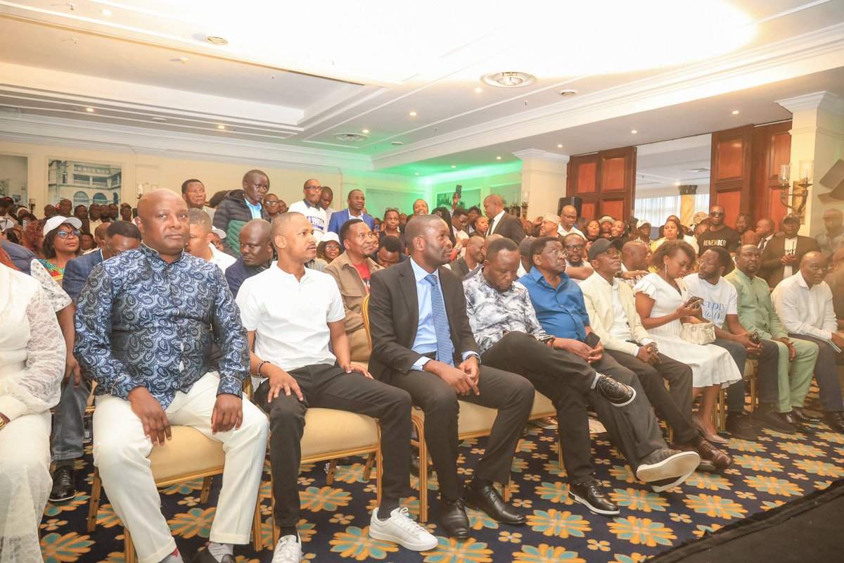 HEBabuOwino's tweet photo. We have joined my brother and our presidential candidate, H.E. Edwin Sifuna, for the launch of his party.

I wish my brother all the best as he begins his journey to take this country back to constitutionalism and the rule of law. https://t.co/WTdGhwo7M6