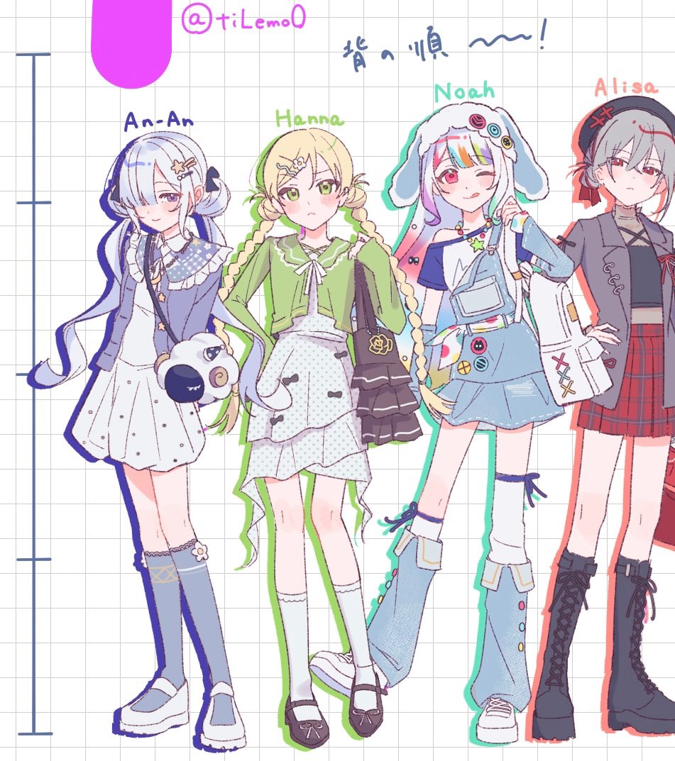 tiLemo0's tweet photo. ⚠mnsb捏造衣装
全員揃った〜❗️❗️
リプに全体図があります https://t.co/HGRh8Wlku9