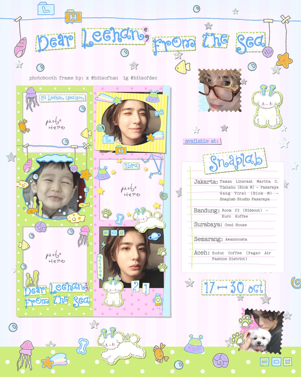bitsofhan's tweet photo. 𑣲𝄞 Dear Leehan, From The Sea ⋆˙⟡𓆝

BOYNEXTDOOR #LEEHAN birthday photoframe event by @bitsofhan ⭑.ᐟ

🐠 available at snaplab only
🪸 17 — 30 october 2026

#LEEHAN #이한 
#DearLeehanFromTheSea https://t.co/suXkTE0wda