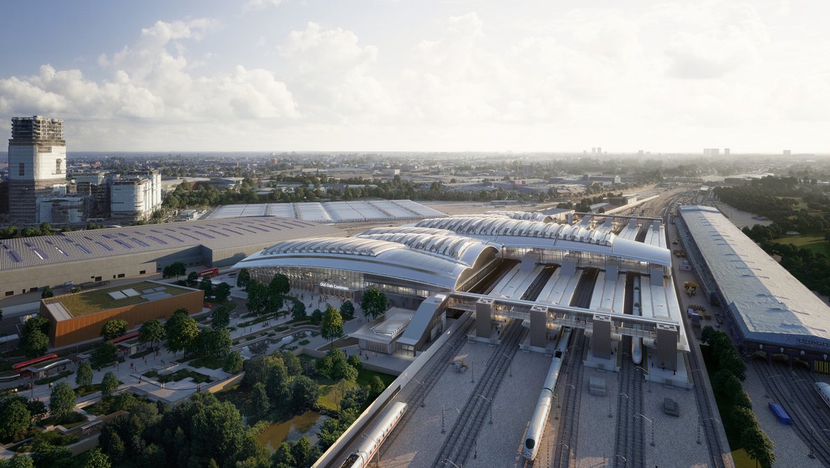 HS2ltd's tweet photo. Step-free access is coming to Old Oak Common station.

Future passengers using Elizabeth line services at HS2's Old Oak Common in west London will benefit from step-free access, following agreement between HS2 Ltd, Network Rail, Transport for London and the Department for Transport.

Watch our latest video: https://t.co/eqdZuDyEdl