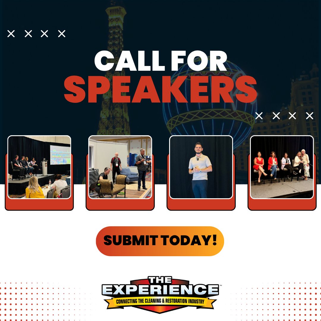 ExpClean's tweet photo. The Call for Speakers for 2027 is officially open!
Share your expertise, inspire your peers, and help shape the future of the industries we serve.
Submissions close December 31, 2026, but why wait?
Apply now: https://t.co/7JZmPIKEmE
#MyEXP https://t.co/AHH13KSyhe