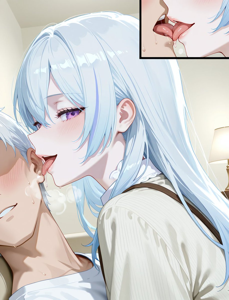 DefrostedGentl's tweet photo. あなたのお耳にふーってしちゃうぞ～♡ ふぅ～♪ くすぐったい～？♡
🇺🇸 Gonna blow into your ear~♡ Fwhuu~♪ Does it tickle~?♡
🇨🇳 要往你的耳朵里呼气啦~♡ 呼~~♪ 痒痒吗~？♡

#るみ #AIart https://t.co/TavySPzo1E