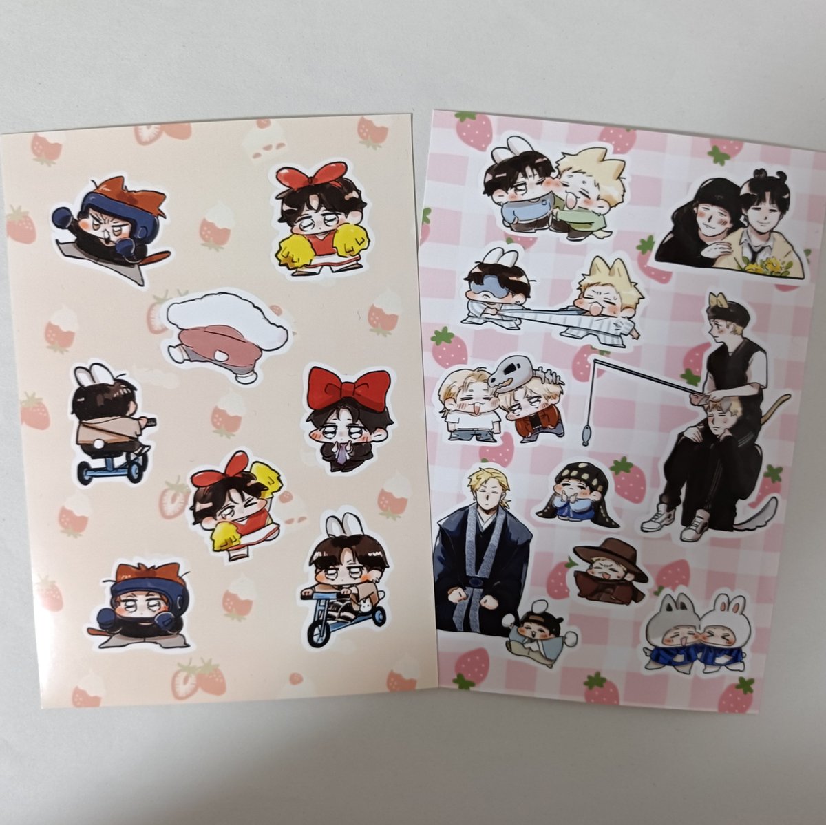 09luv_pr15's tweet photo. こちら印刷させていただきました🫶🏻
ほんとうにかわいすぎる！！！
素敵なネップリをありがとうございます🐺🐰 https://t.co/Z6Ow23B5Cy