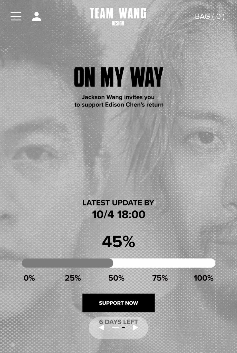 NoyGutFeeling's tweet photo. 6 days to go … 🔥
TWD x CLOT
“ON MY WAY”
I’m so ready for this!
Can’t wait to see what you’ve been cooking 🧑🍳
@JacksonWang852
@teamwangdesign_
#TEAMCLOT
#TEAMWANGdesign
#JacksonWang
#TEAMWANGdesignxCLOT https://t.co/162mkw6o3n