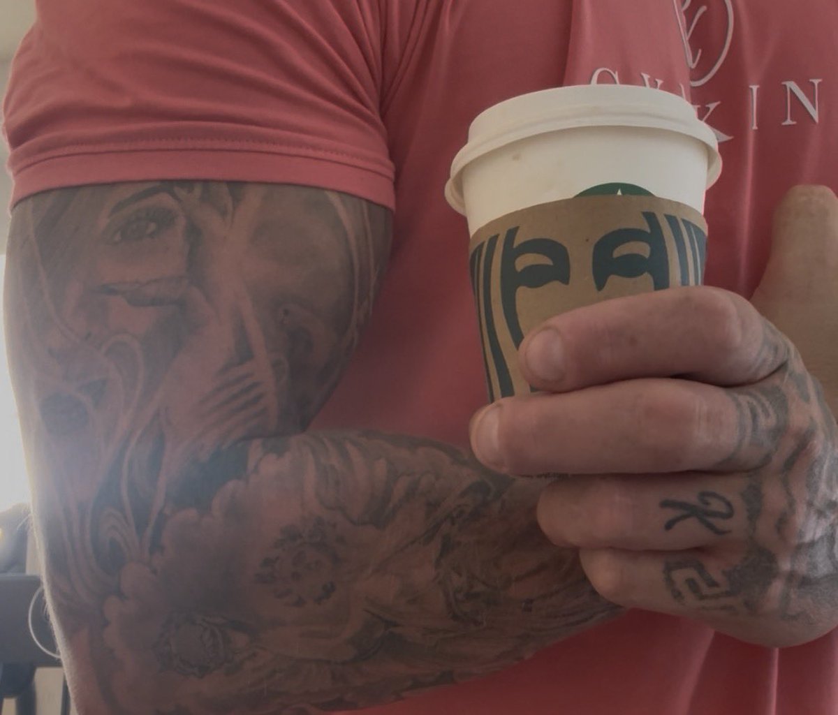 RyanGooding81's tweet photo. Good llil bitch D providing the ☕️ today https://t.co/h0H7xajFoS