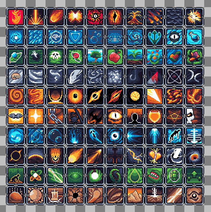 AndroxPixelArt's tweet photo. Thinking of making more of these #pixelart #gameart #aseprite https://t.co/sTMneM0TL3