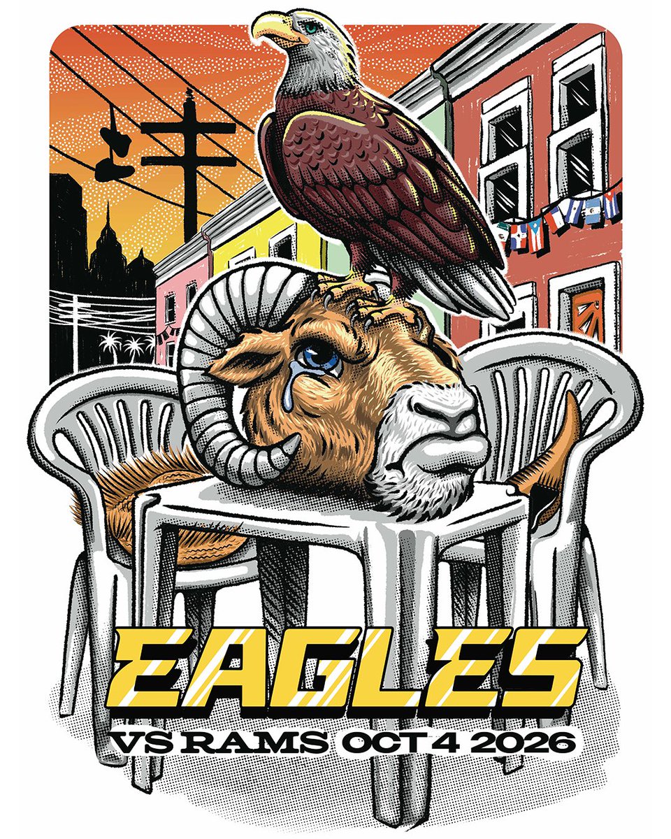 Eagles's tweet photo. Back at home 🙌
 
🎨: https://t.co/911lKrUiji 
@Toyota | #FlyEaglesFly https://t.co/eBn5VpZXMn