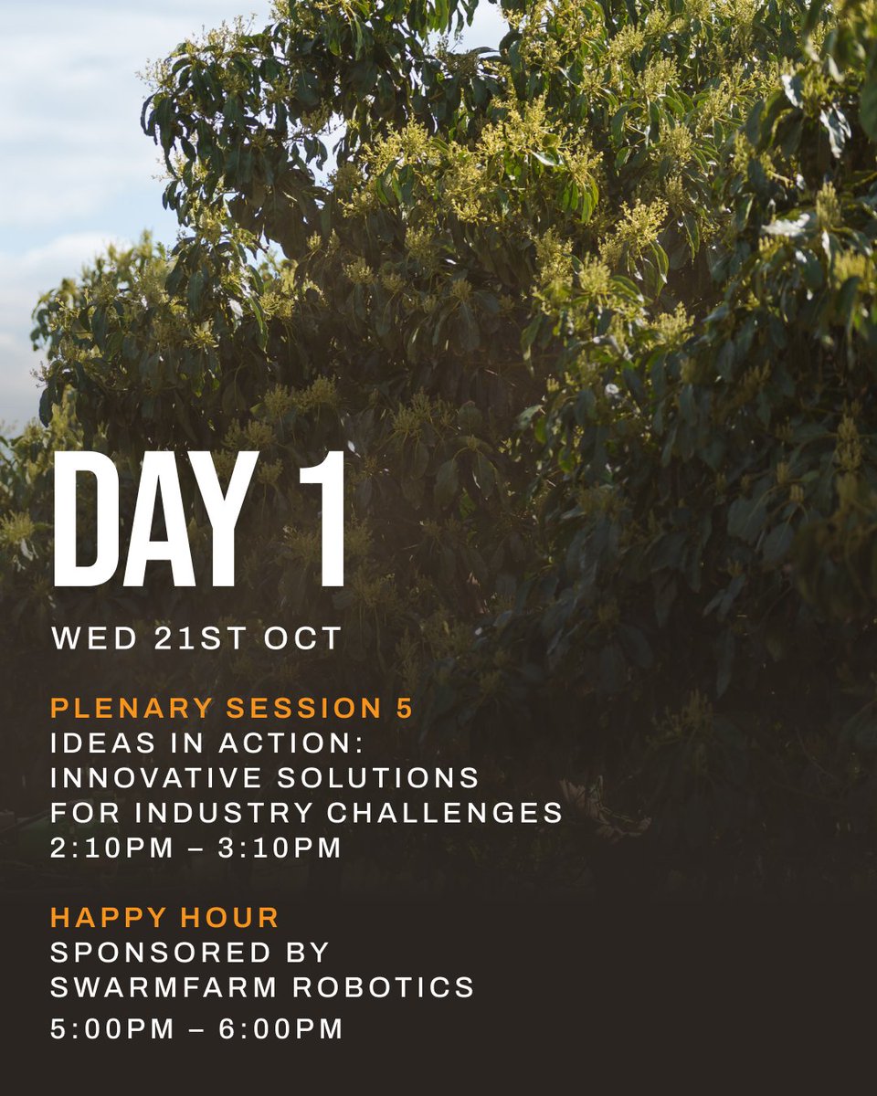 SwarmFarm's tweet photo. 11 days until AusMac 2026!

We’re bringing plenty to AusMac 2026, including the debut of our all-new DC Ag herbicide rig and Ben Wye Engineering’s first hydraulic mower, both paired with our SwarmBot 5 V3.

Catch Alec Duffy in the “Ideas in Action” session on Wednesday, followed by Happy Hour, proudly sponsored by SwarmFarm Robotics.

Then join us on Thursday for live machinery demonstrations featuring our latest SwarmConnect innovations.

See you there!
#SwarmFarm #AusMac2026 #FutureOfFarming