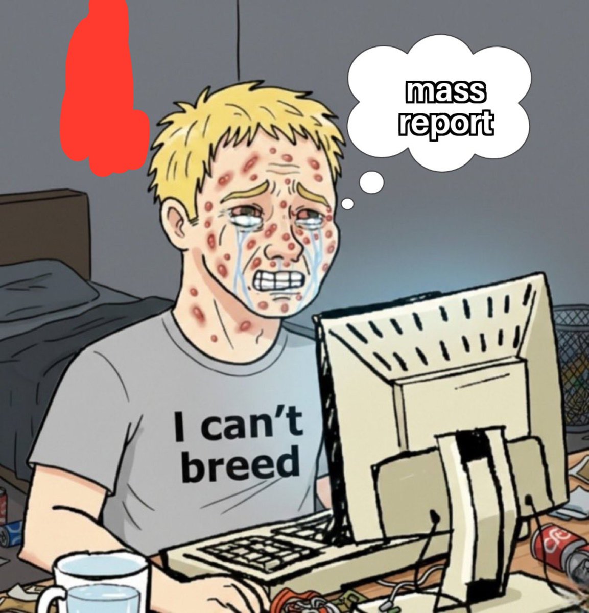 likecartoons07's tweet photo. @theanonlurker They mock us for mass report but in reality they are most retarded and degenerate race on earth 😹 https://t.co/1bxijMnZuH