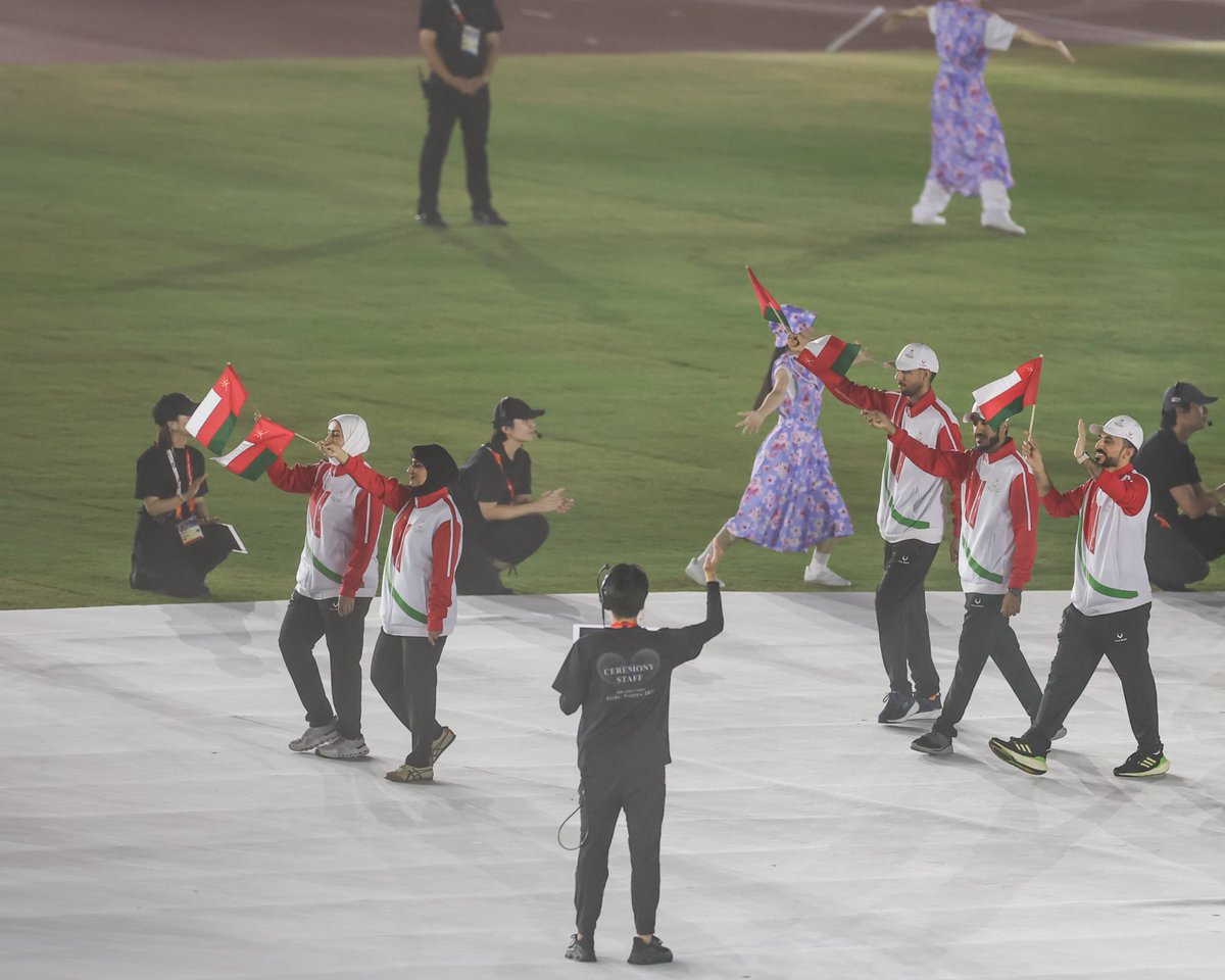 OmanOlympics's tweet photo. 📸| وفد #سلطنة_عُمان يشارك في حفل ختام دورة الألعاب الآسيوية الـ20 الذي أقيم مساء اليوم بملعب بالوما ميدزوهو الرياضي في #ناغويا. 🇴🇲👏🏻

#ناغويا2026 | #AichiNagoya2026 https://t.co/QBXslL30Te
