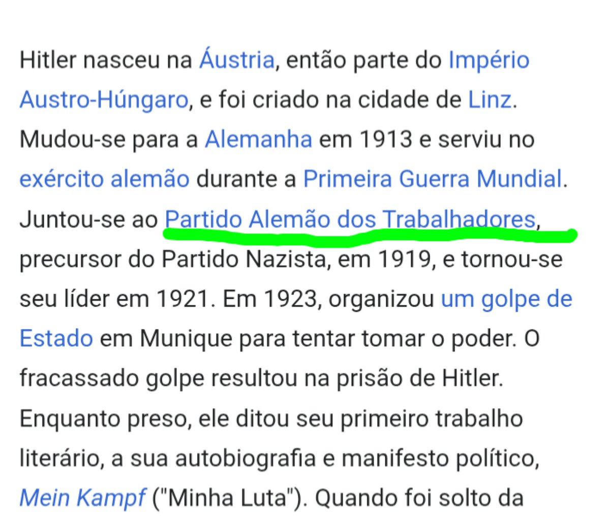 SignoVincvs's tweet photo. @BrasilPost13 Adolf Hitler era petista?
Verdadeiro ou Falso?
✅ Verdadeiro https://t.co/yVZoqEeLZg